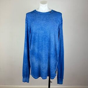 Affliction Y2K Men's Extra Long Shirt in Blue